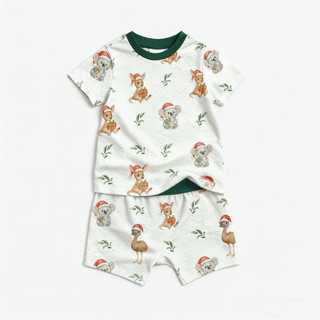 Babies Luxury Aussie Christmas Pjs