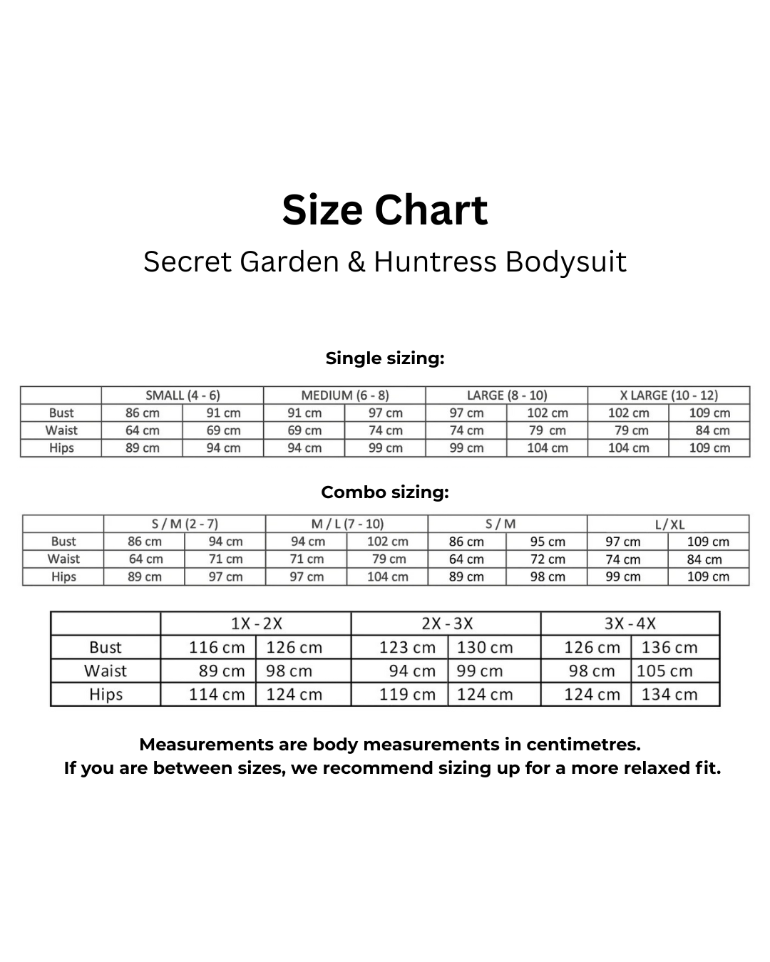 Secret Garden Bodysuit (pre-order ships end of MARCH)