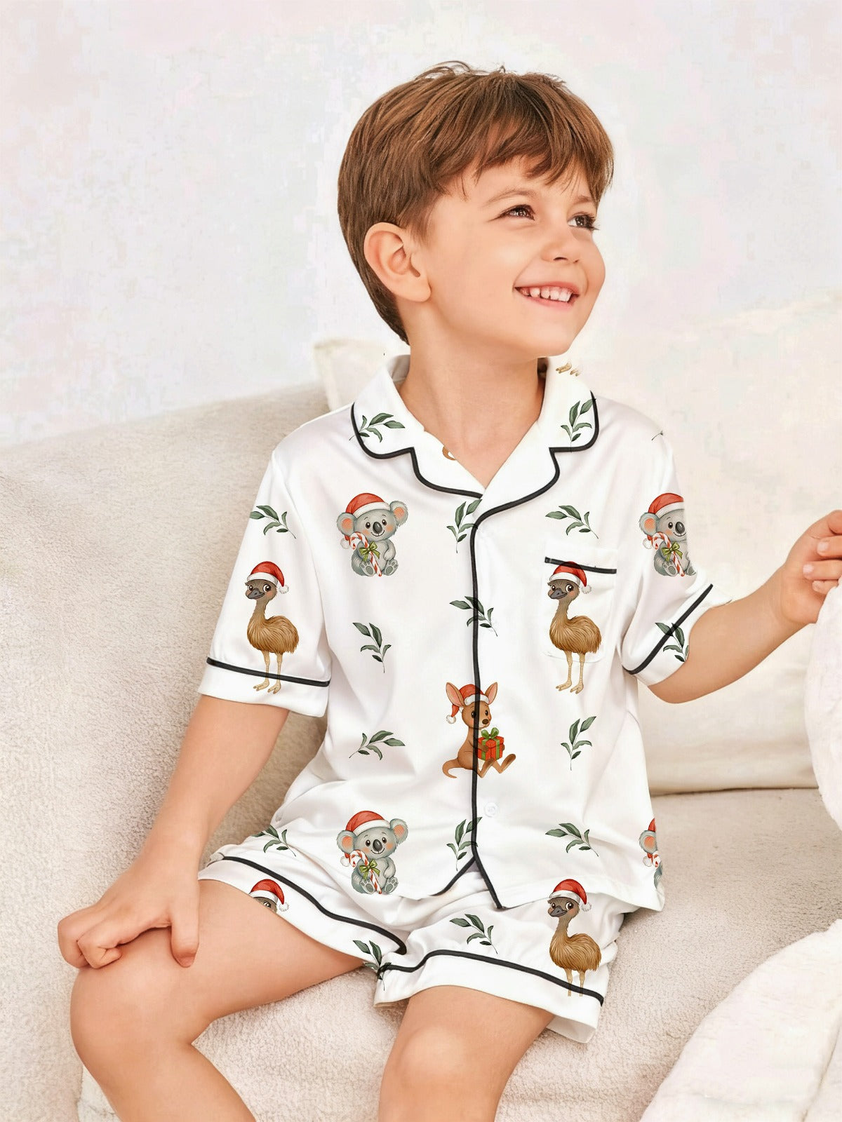 Kids Luxury Aussie Christmas Pjs
