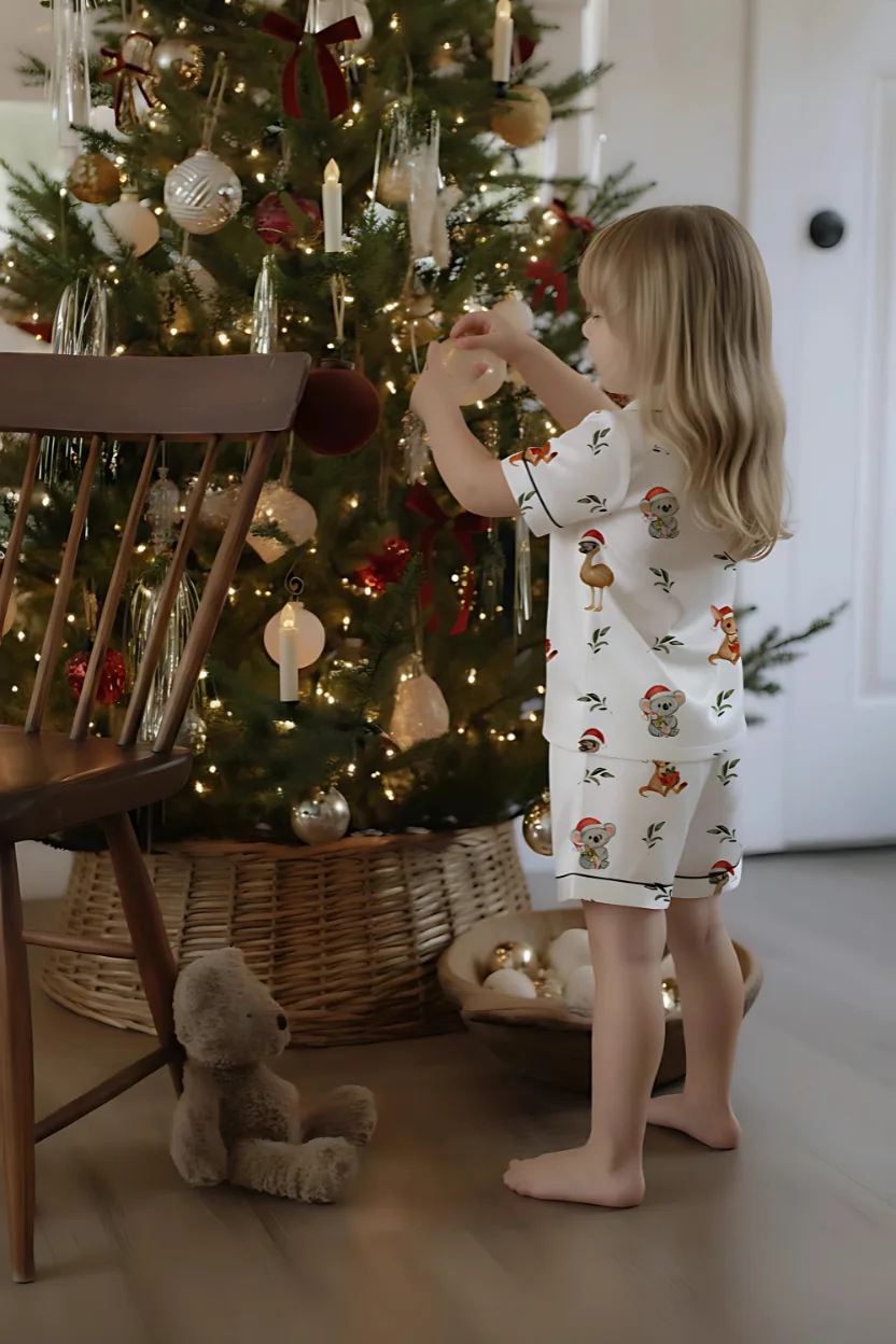Kids Luxury Aussie Christmas Pjs